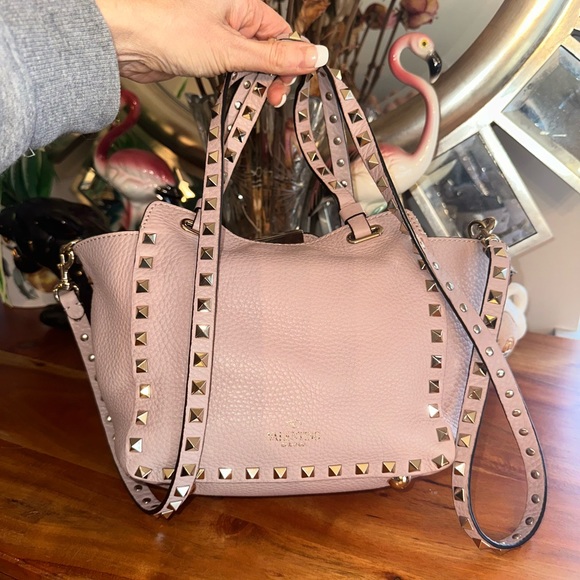 Valentino beige rockstud mini bag PERFECT. - Picture 2 of 8